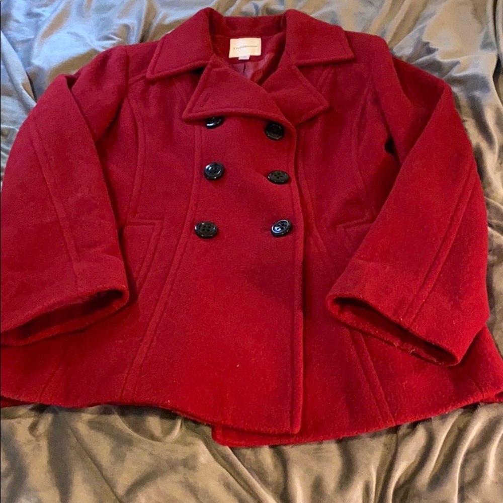 Women’s wool pea coat
